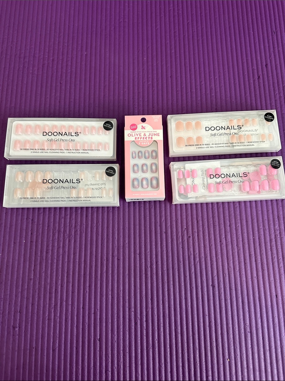 Pink & Nude Soft Gel Press-On Nails (Doonails and Olive & June